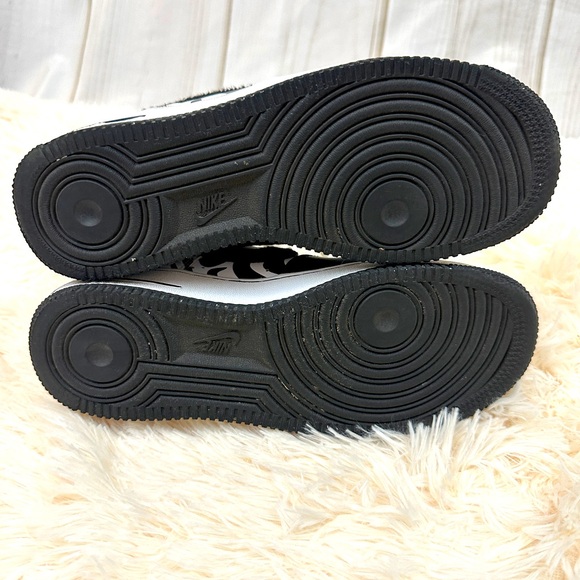 Nike Air Force 1 Low 'Zebra Print' CU4687-100, Youth Boys size 6.5 - Picture 8 of 8